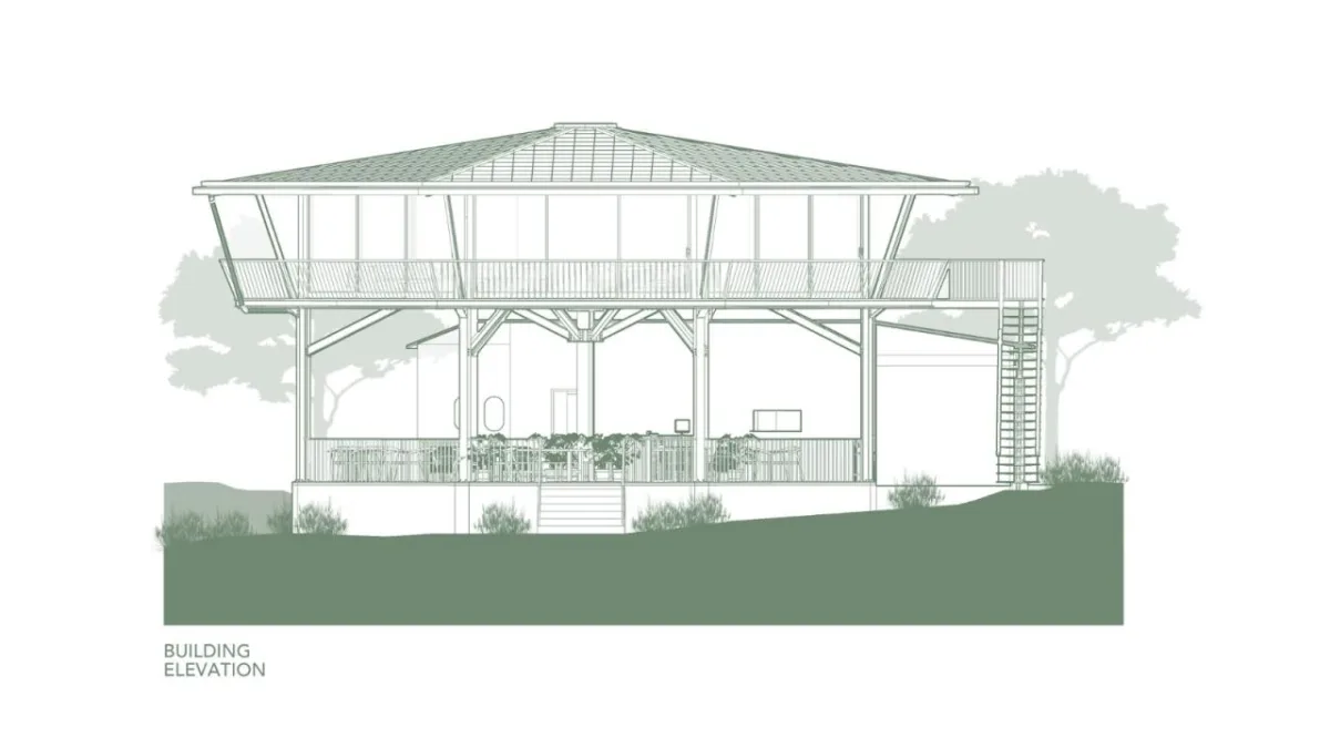 BIM建筑|八角餐厅和工作区 / Stilt Studios