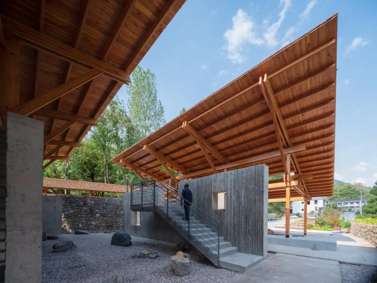 BIM建筑|留坝瓦窑沟多功能服务中心 / 尌林建筑设计事务所