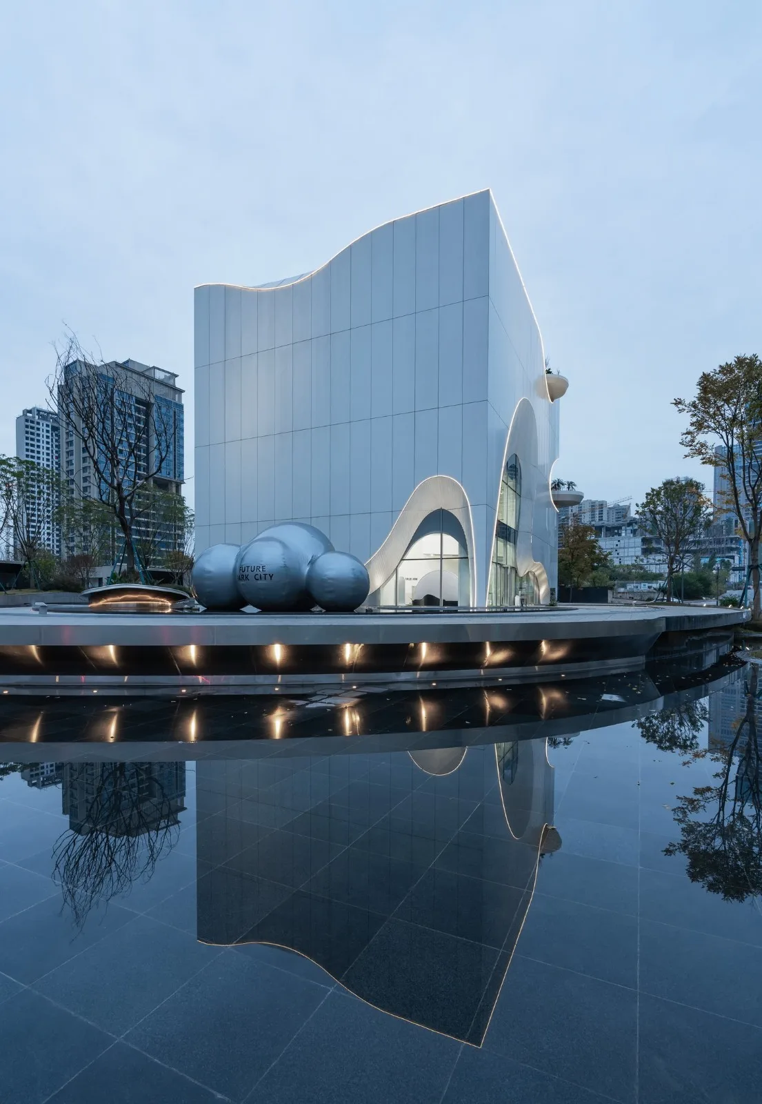 BIM建筑|成都天投国际社区当代艺术中心 / 上海境澜建筑设计有限公司
