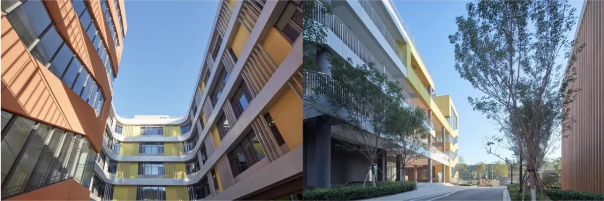 BIM建筑|自由理想的“花园城堡” ：济南北康初中教育建筑群落 / UA 尤安设计