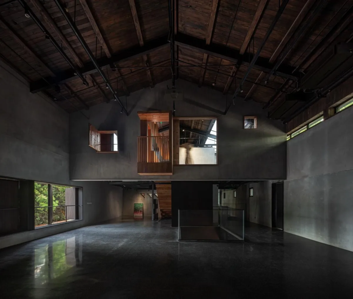 BIM建筑|虚怀若谷，犹如半仓：半仓，上海 / 本哲建筑