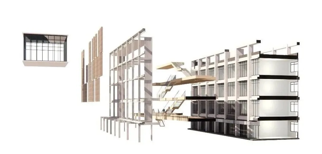 BIM建筑|“空中街巷”唤醒北京“睡城”，首开LONG街城市更新 / ZEN正象设计