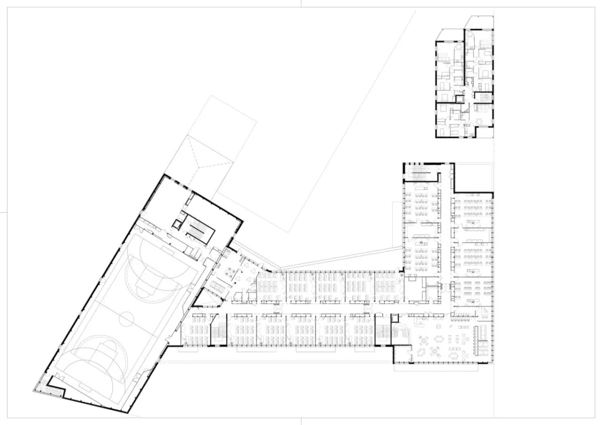 BIM建筑|瓦伦顿 Samuel-Paty 中学 / Archipente