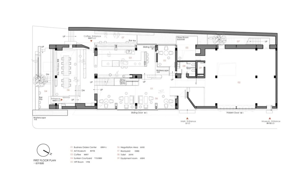 BIM建筑|虚怀若谷，犹如半仓：半仓，上海 / 本哲建筑