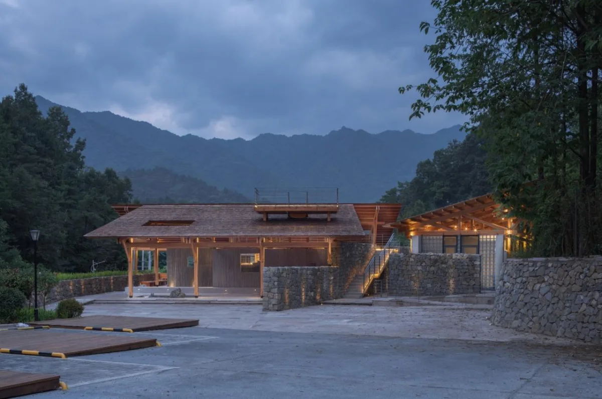 BIM建筑|留坝瓦窑沟多功能服务中心 / 尌林建筑设计事务所