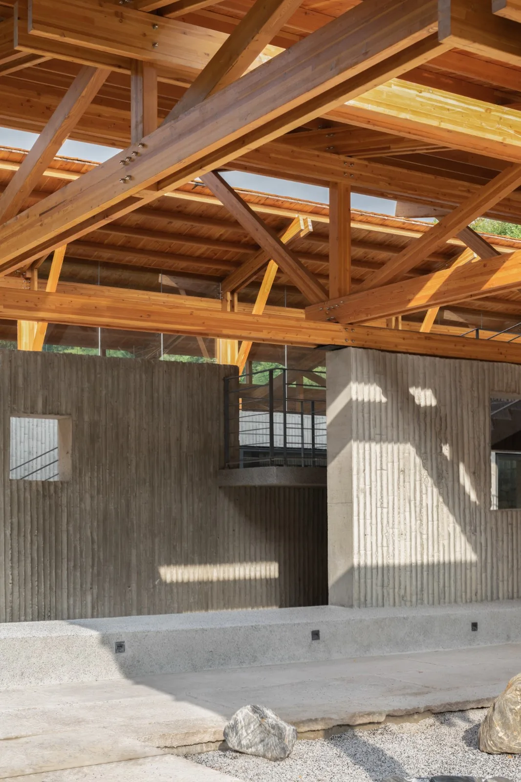 BIM建筑|留坝瓦窑沟多功能服务中心 / 尌林建筑设计事务所