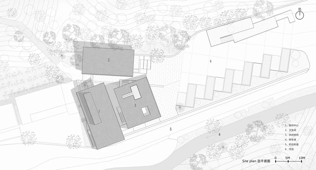 BIM建筑|留坝瓦窑沟多功能服务中心 / 尌林建筑设计事务所
