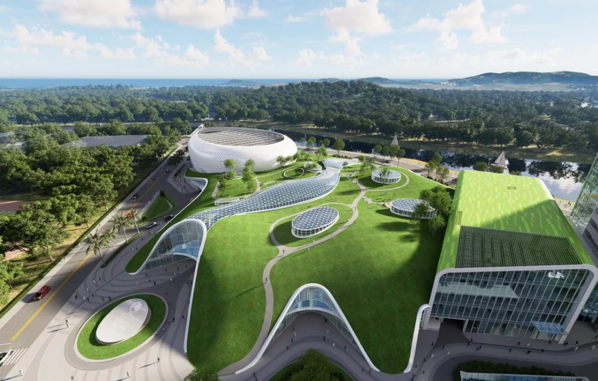 BIM建筑|广东梅州丰顺文体中心 / 深圳迈思建筑设计有限公司