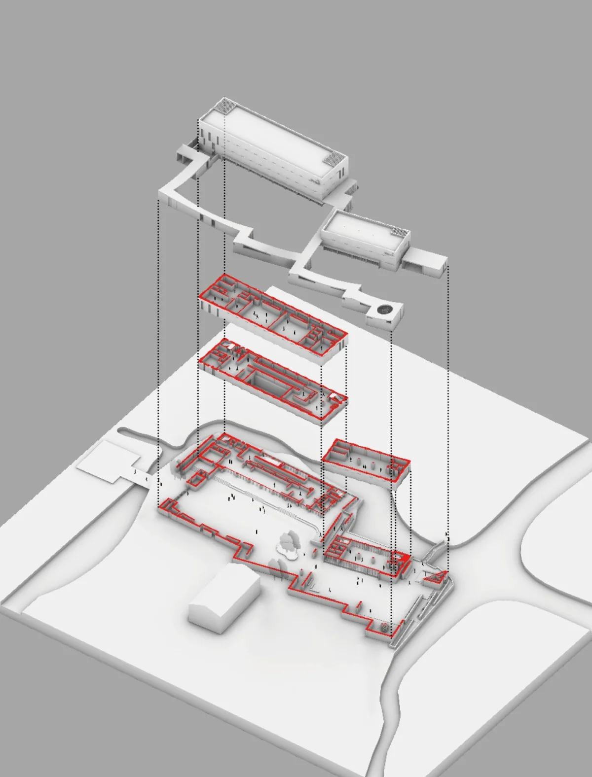 BIM建筑|桐乡市红色文化教育中心 / 清上造社