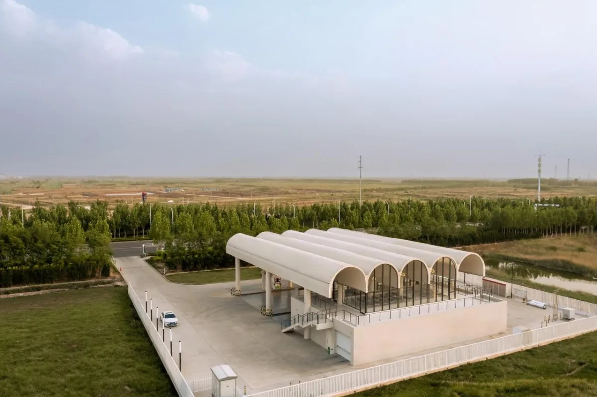 BIM建筑|哈鹿加油站 / SITUATE上下四方建筑事务所