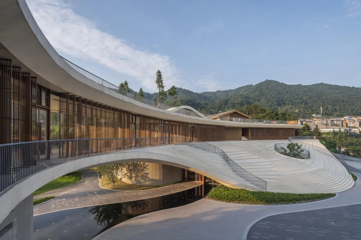 BIM建筑|三峡茶旅小镇展示中心 / 建筑营设计工作室