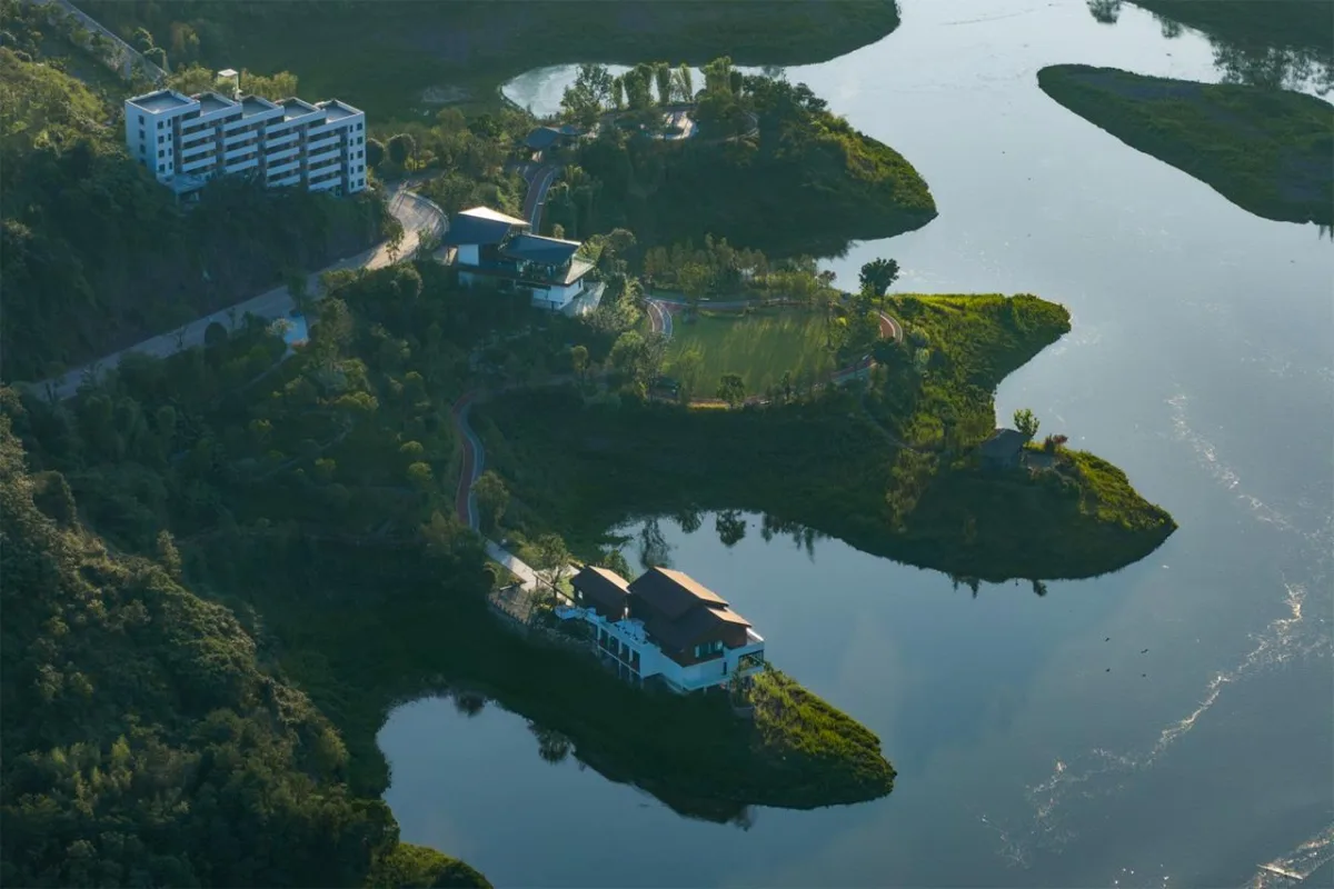 BIM建筑|涪陵慧谷湖科创小镇白鹭湾示范区 / 悦集建筑