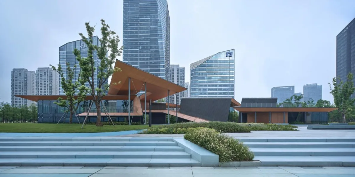 BIM建筑|杭州滨江公共空间·风鸢驿 / 同济原作设计工作室