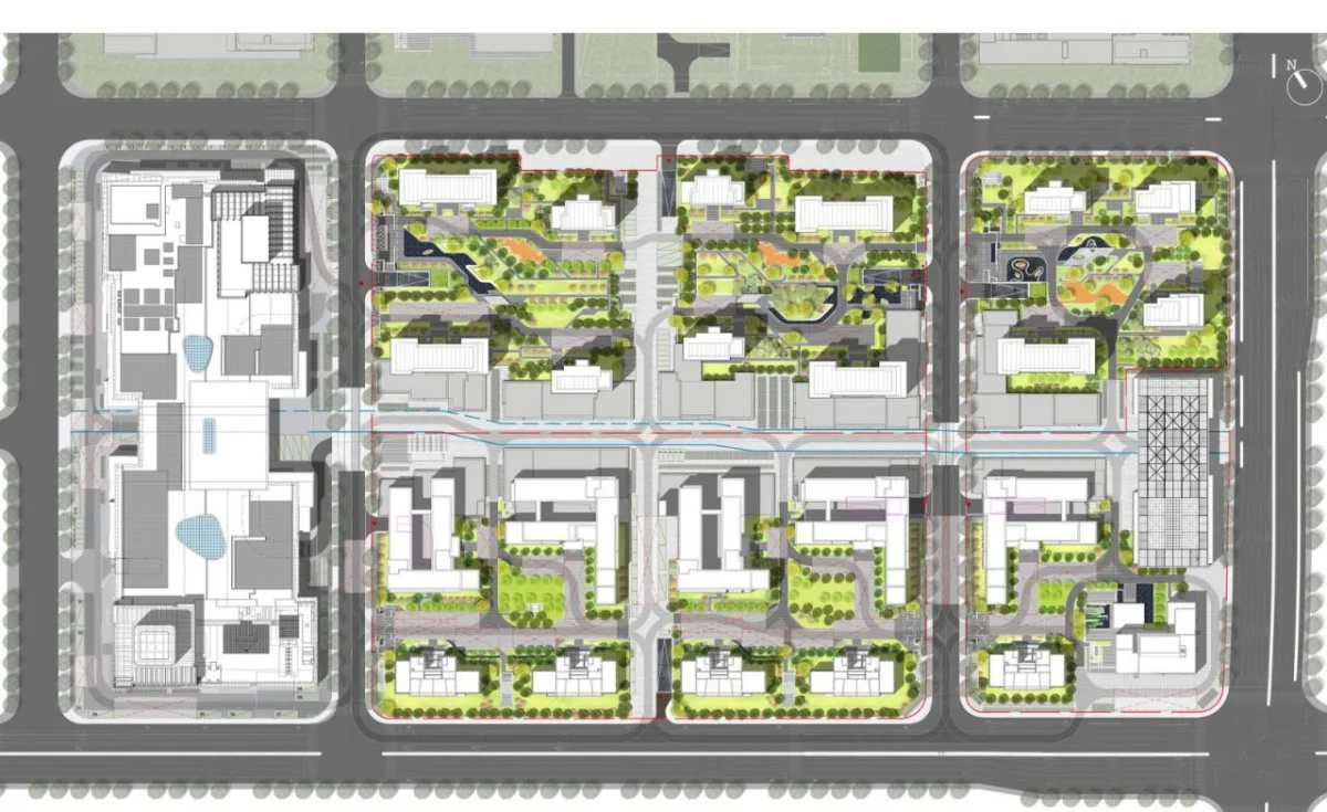 BIM建筑|杭州亚运村技术官员村：小街密路的未来社区 / goa大象设计