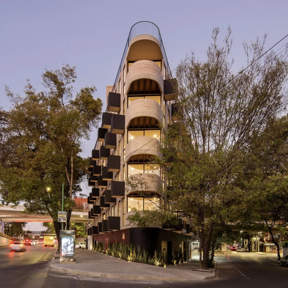 BIM建筑|三角形住宅楼：MO288 住宅楼 / HGR ARQUITECTOS
