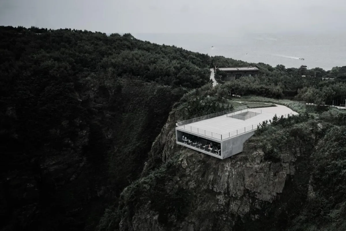 BIM建筑|崖顶咖啡厅及塔居 / 迹•建筑事务所（TAO）