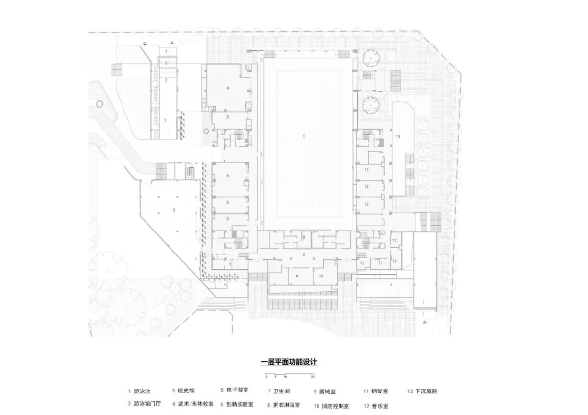 BIM建筑|龙泉中学体育馆 / 中国建筑西南设计研究院有限公司
