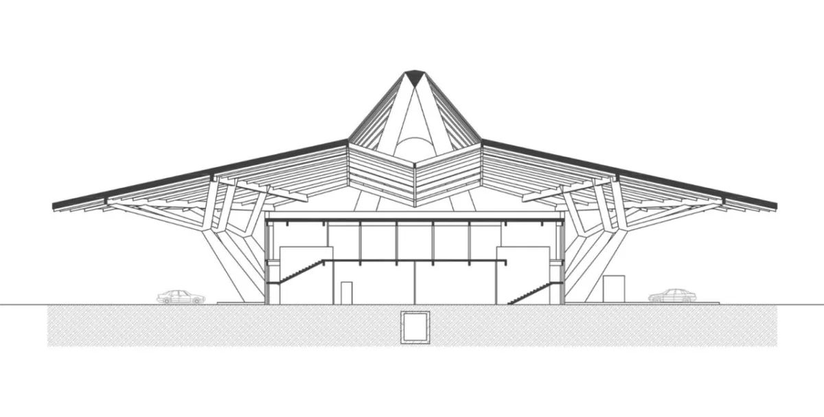 BIM建筑|杭甬高速绍兴收费站 / 任天建筑
