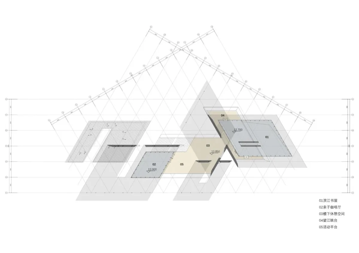 BIM建筑|杭州滨江公共空间·风鸢驿 / 同济原作设计工作室