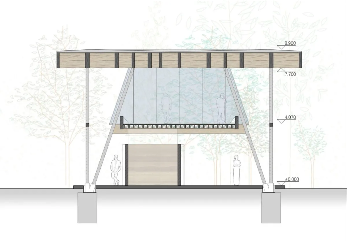 BIM建筑|杭州滨江公共空间·长亭驿 / 同济原作设计工作室