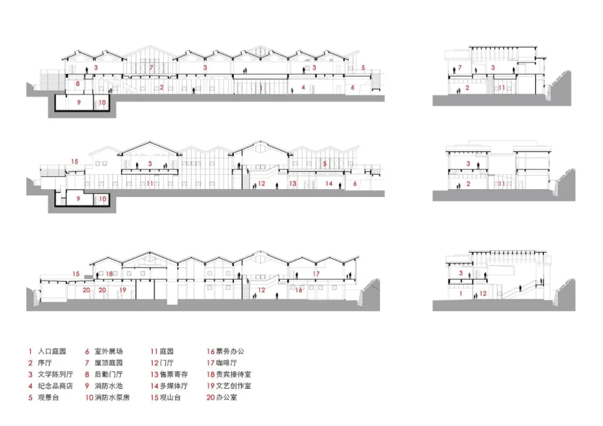 BIM建筑|雪峰文学馆 / 同济院 麟和建筑工作室