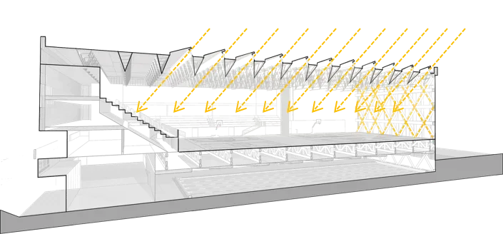 BIM建筑|龙泉中学体育馆 / 中国建筑西南设计研究院有限公司