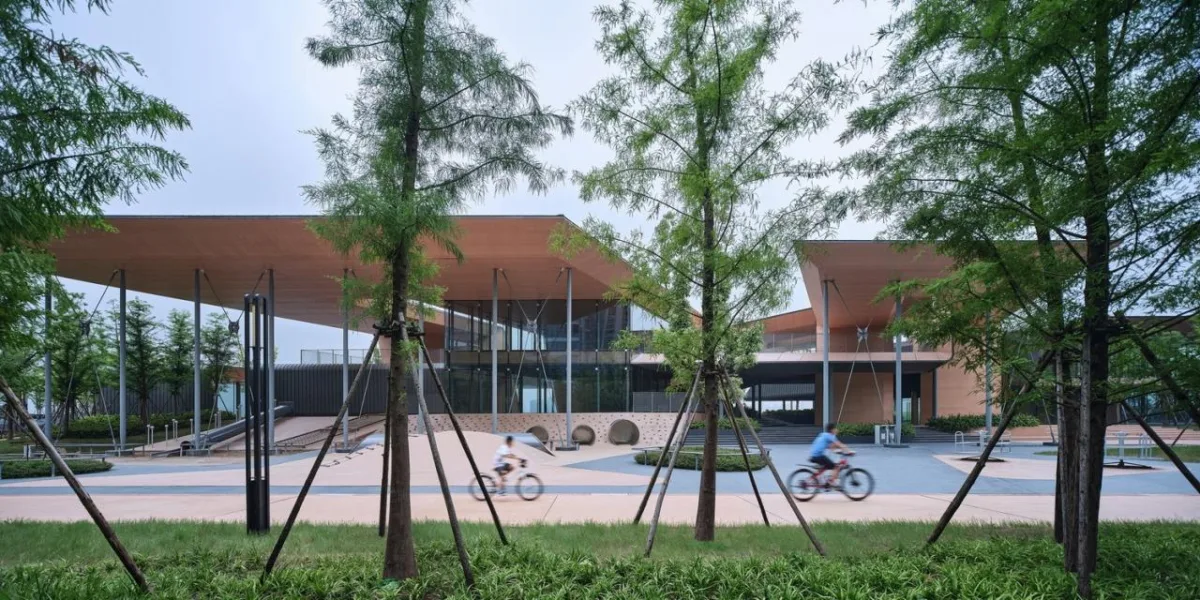 BIM建筑|杭州滨江公共空间·风鸢驿 / 同济原作设计工作室