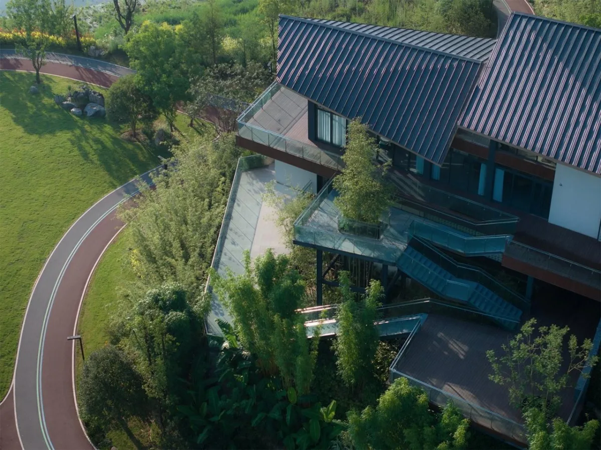 BIM建筑|涪陵慧谷湖科创小镇白鹭湾示范区 / 悦集建筑