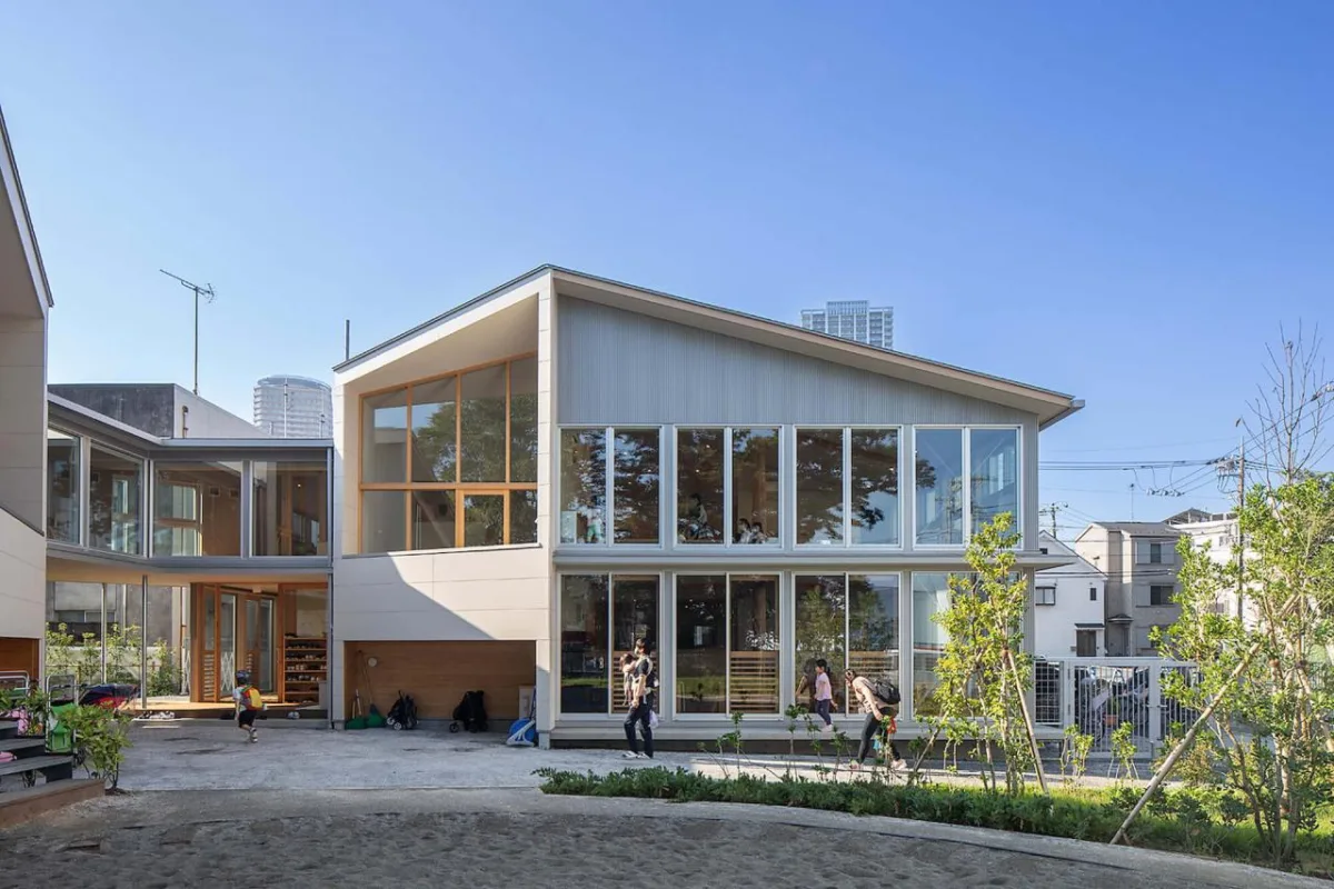 BIM建筑|大风车，鹿岛田托儿所 / TERRAIN architects