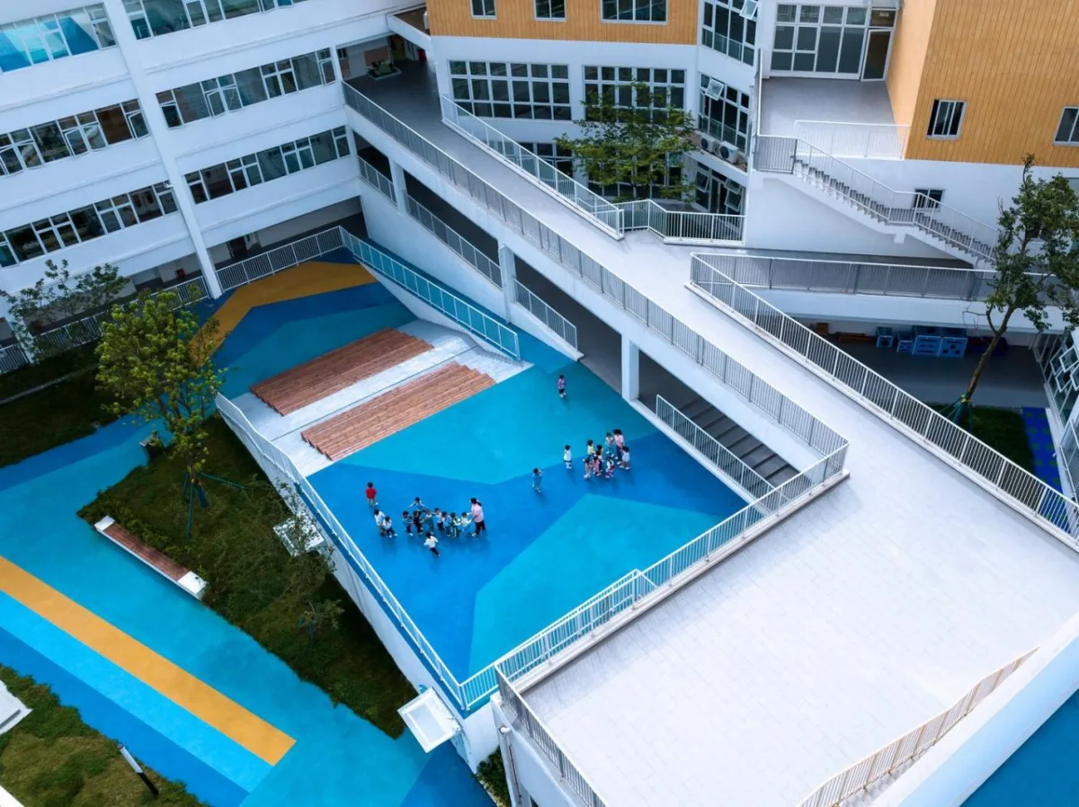 BIM建筑|山丘游园：贵阳观山湖区第六幼儿园第二分园 / 柏涛建筑