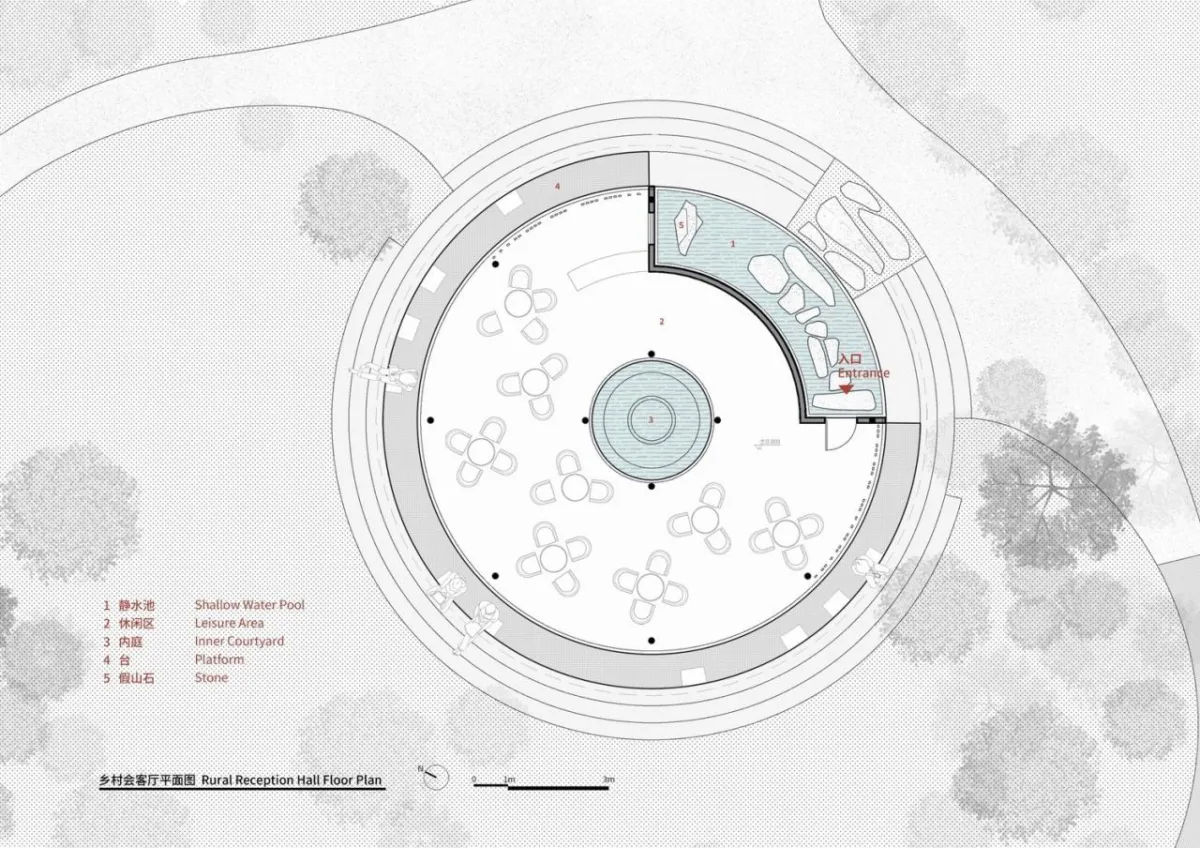 BIM建筑|多层面的“轻”：黄麻乡村振兴工作站与乡村会客厅 / 三文建筑