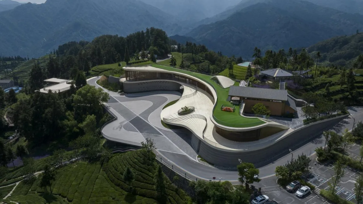BIM建筑|三峡茶旅小镇展示中心 / 建筑营设计工作室