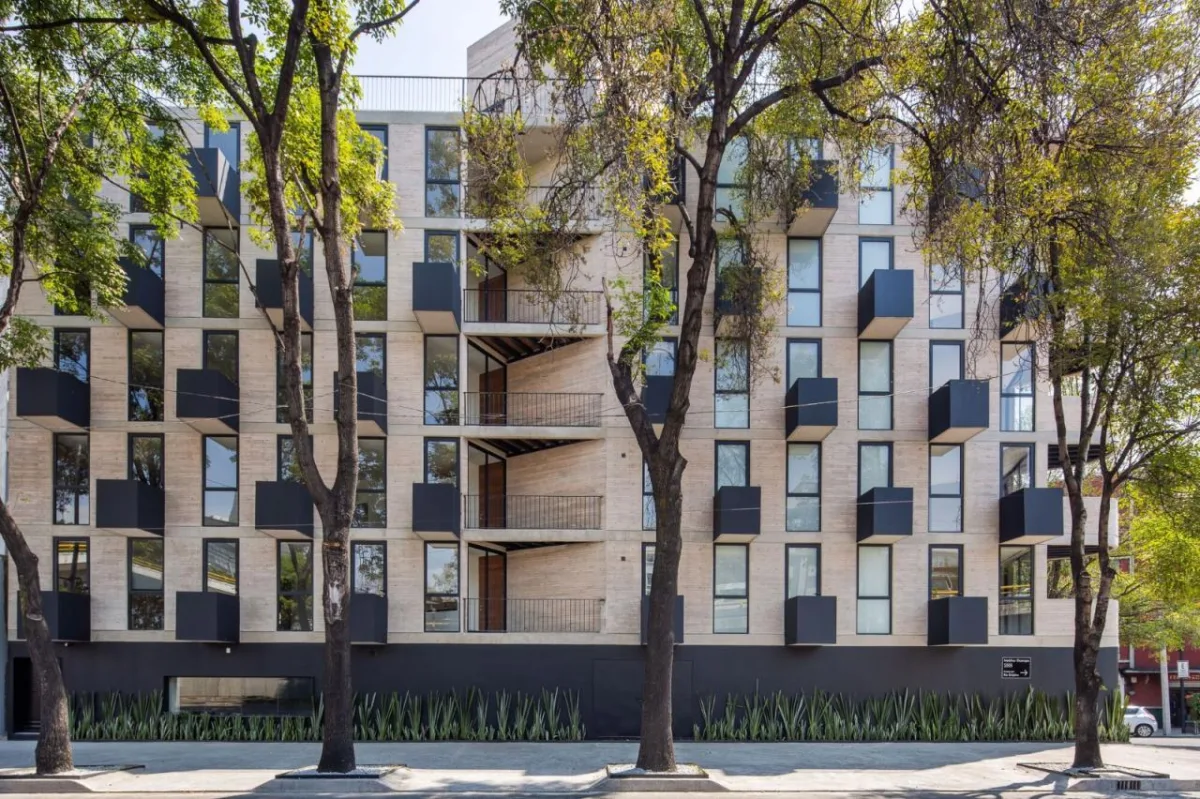 BIM建筑|三角形住宅楼：MO288 住宅楼 / HGR ARQUITECTOS
