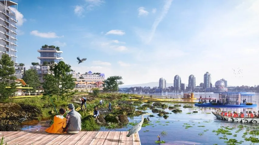 BIM建筑|MVRDV提出应对温哥华海平面上升计划