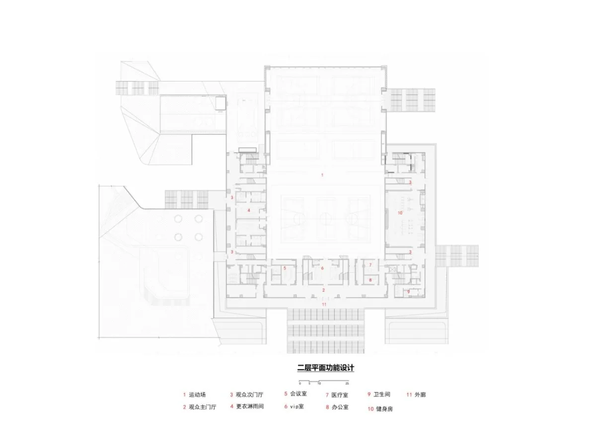 BIM建筑|龙泉中学体育馆 / 中国建筑西南设计研究院有限公司