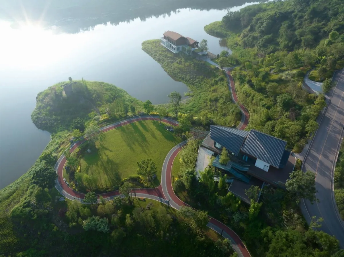 BIM建筑|涪陵慧谷湖科创小镇白鹭湾示范区 / 悦集建筑