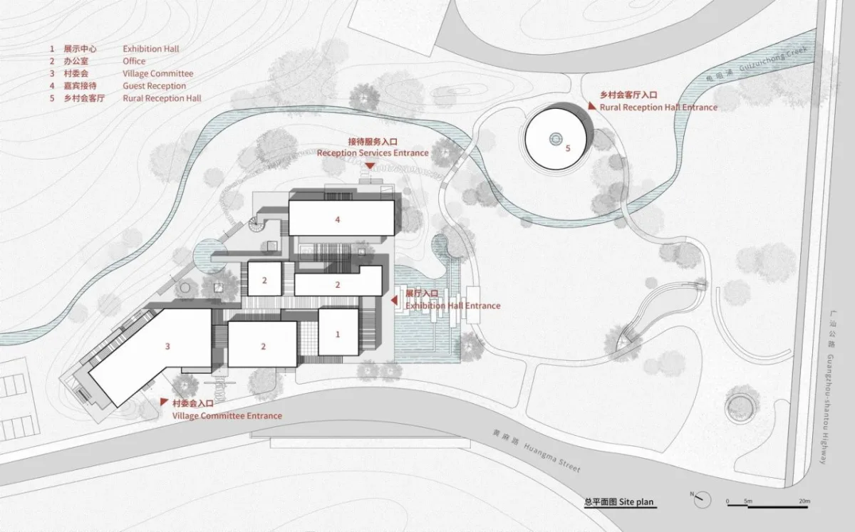 BIM建筑|多层面的“轻”：黄麻乡村振兴工作站与乡村会客厅 / 三文建筑