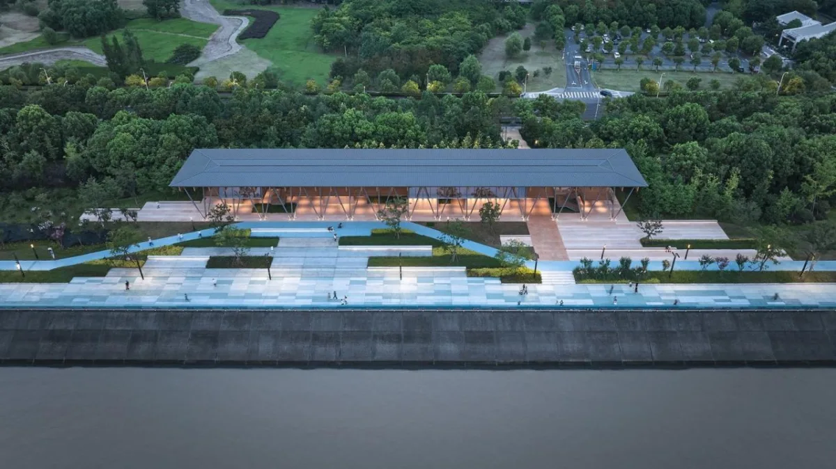 BIM建筑|杭州滨江公共空间·长亭驿 / 同济原作设计工作室