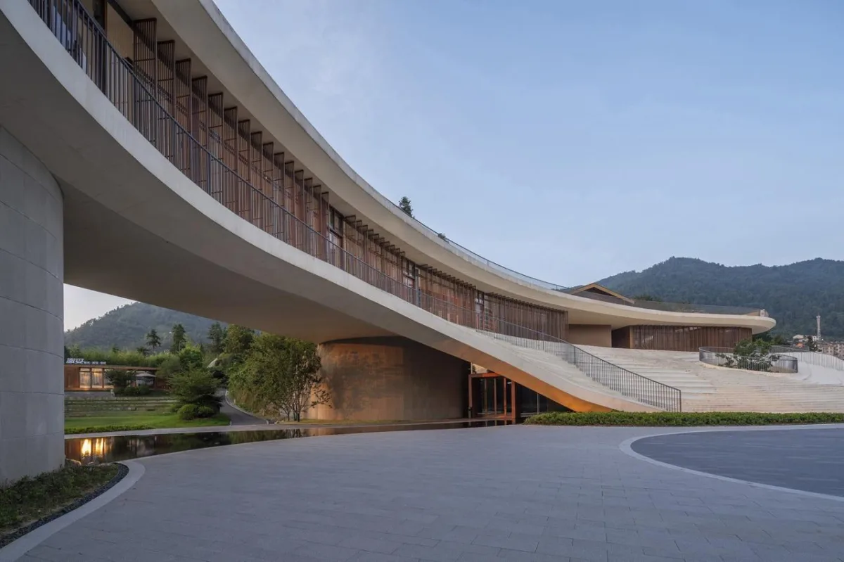 BIM建筑|三峡茶旅小镇展示中心 / 建筑营设计工作室