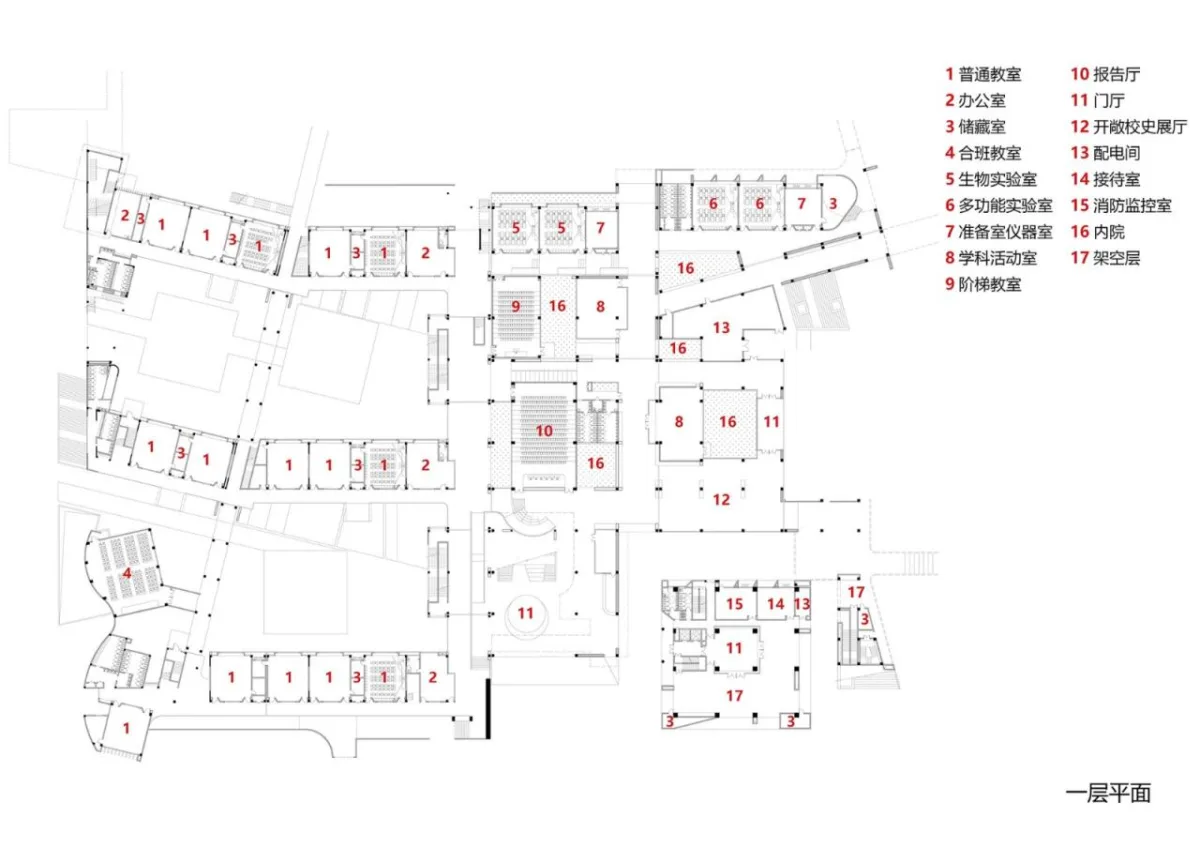 BIM建筑|江苏省靖江高级中学新校区 / 荣朝晖工作室