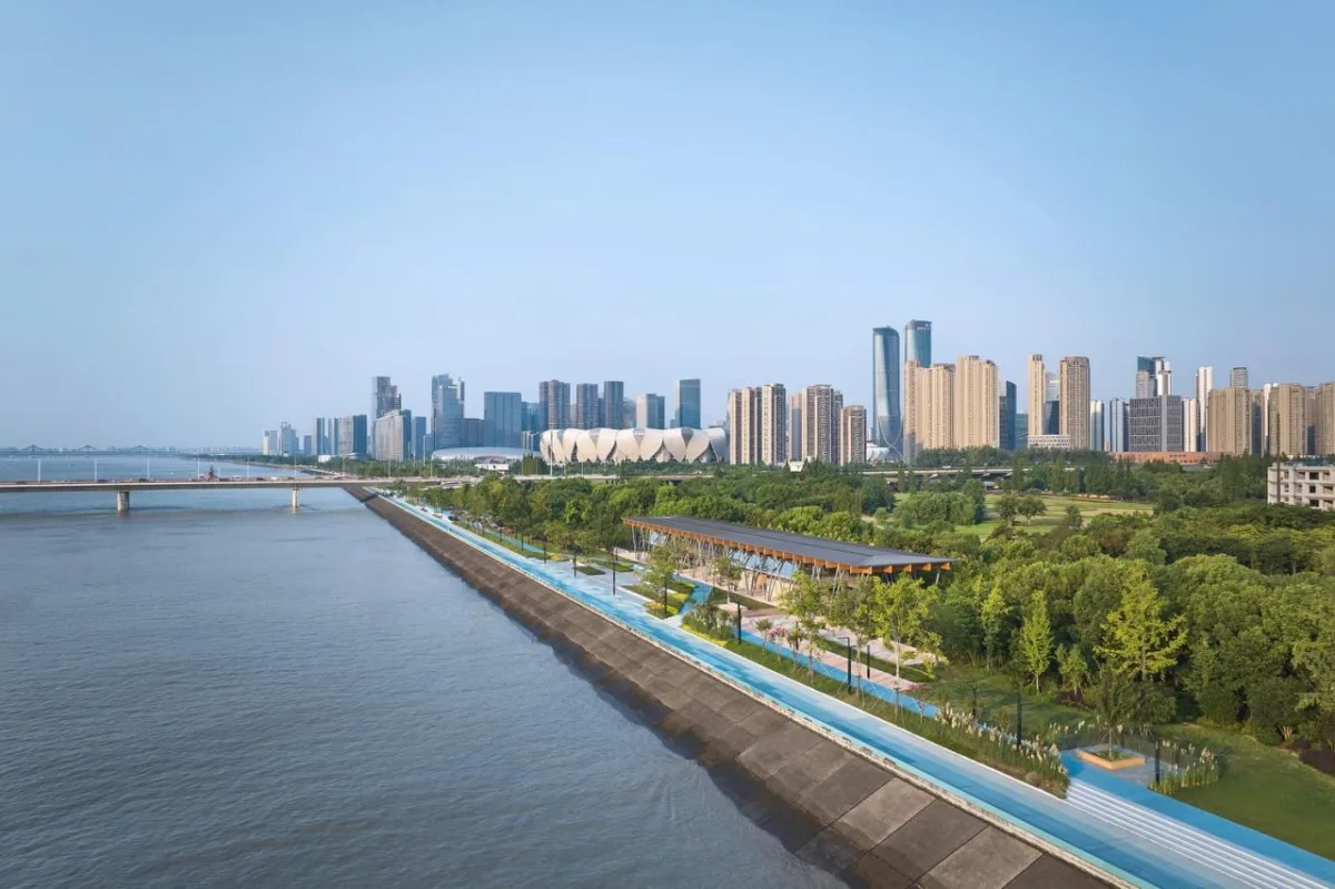 BIM建筑|杭州滨江公共空间·长亭驿 / 同济原作设计工作室