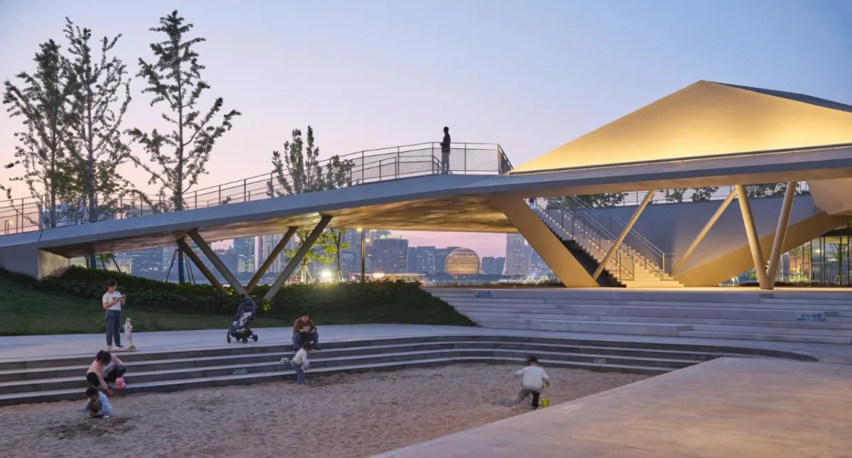 BIM建筑|杭州滨江公共空间·三桥亚运公园 / 同济原作设计工作室