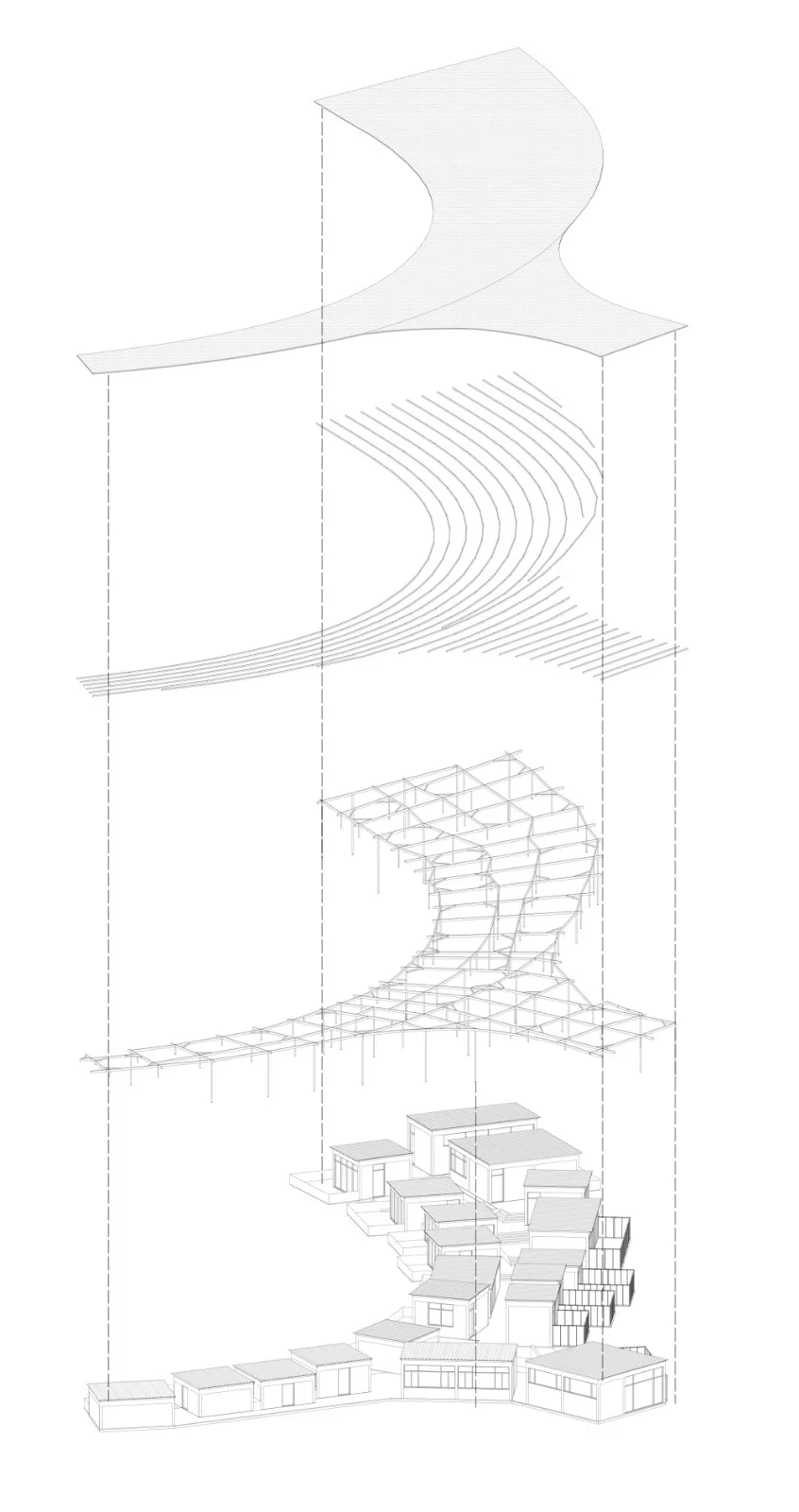 BIM建筑|五福山水龙家宴餐厅 / 小写建筑