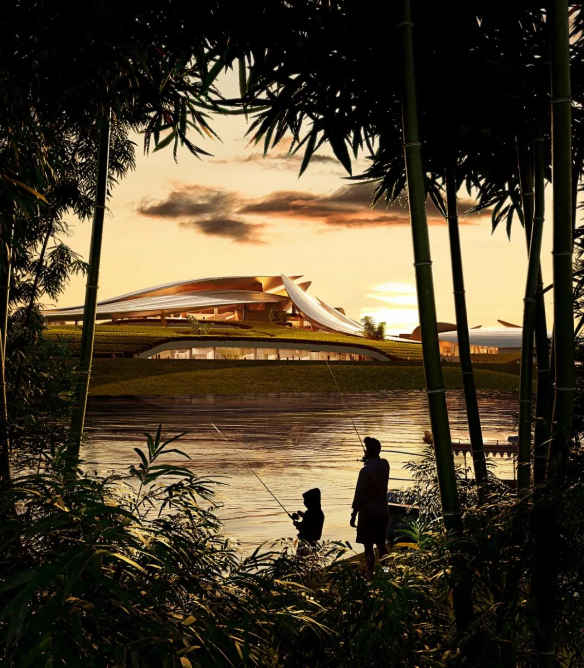 BIM建筑|安吉“两山”未来科技城文化艺术中心 / MAD马岩松新作