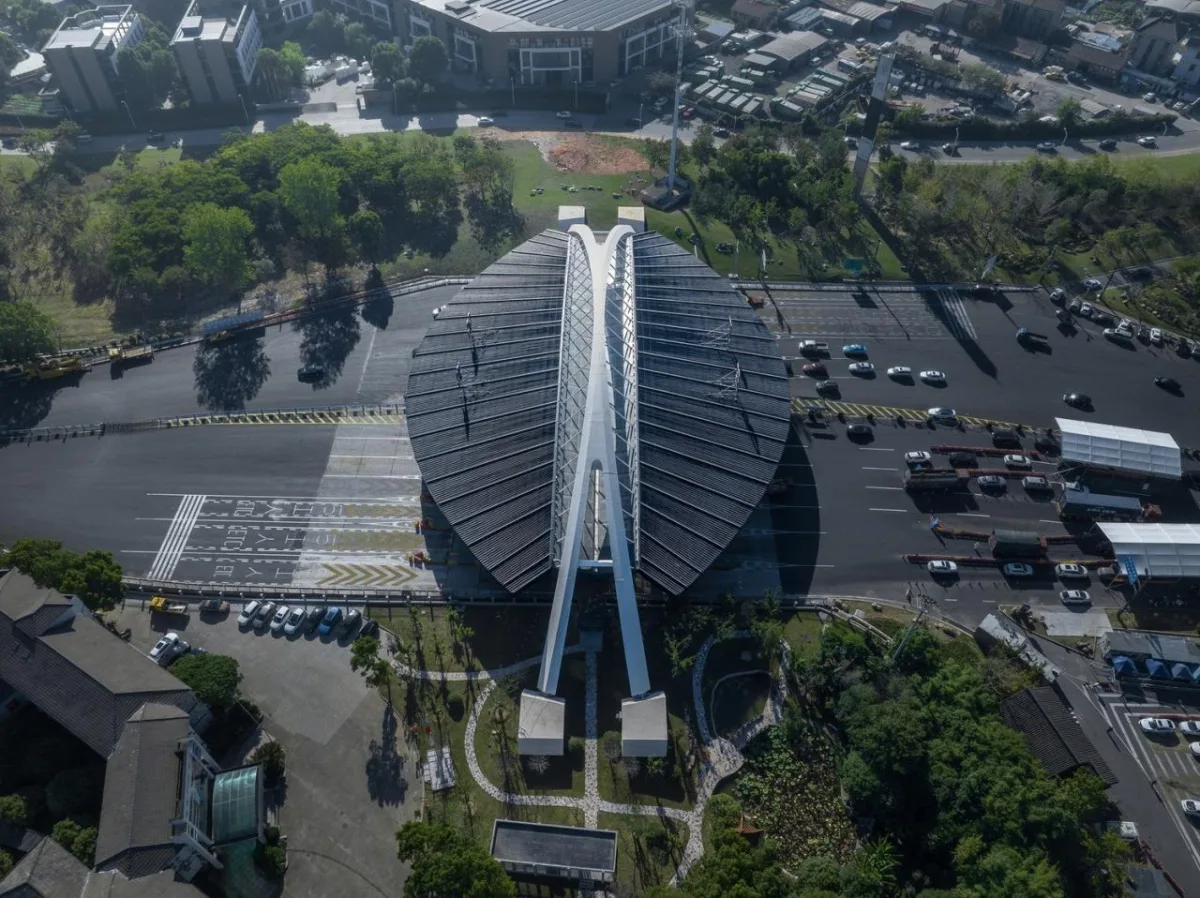 BIM建筑|杭甬高速绍兴收费站 / 任天建筑