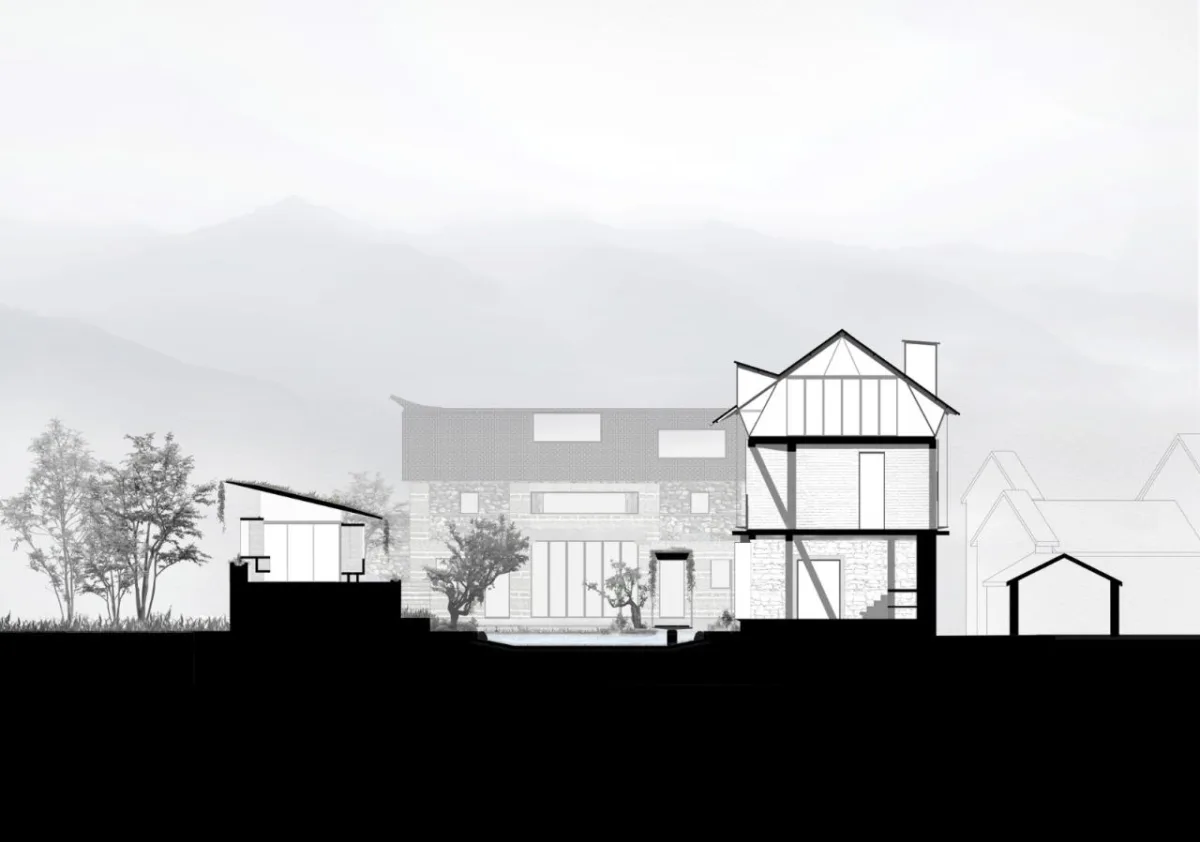 BIM建筑|墟岫园 / ArCONNECT 之间建筑事务所