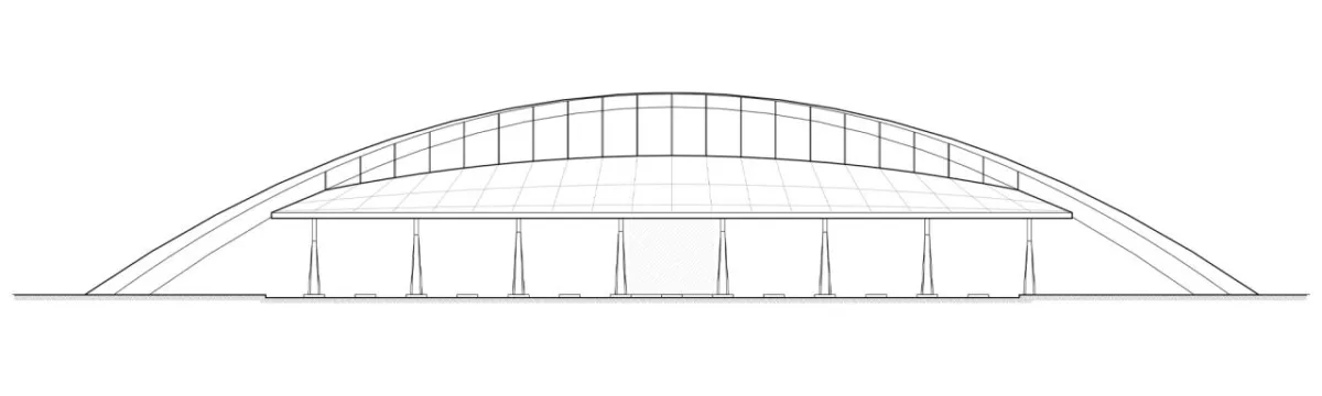 BIM建筑|杭甬高速绍兴收费站 / 任天建筑