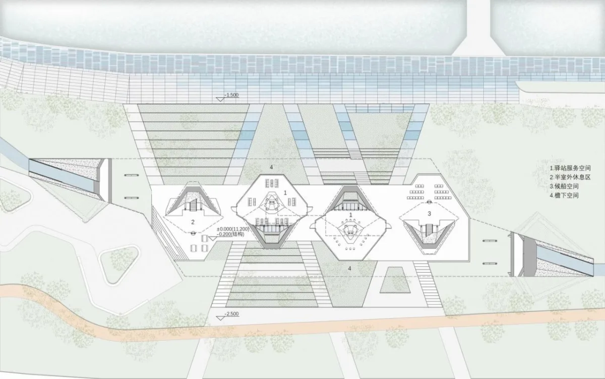 BIM建筑|杭州滨江公共空间·三桥亚运公园 / 同济原作设计工作室