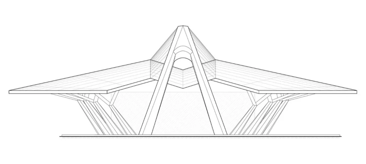 BIM建筑|杭甬高速绍兴收费站 / 任天建筑