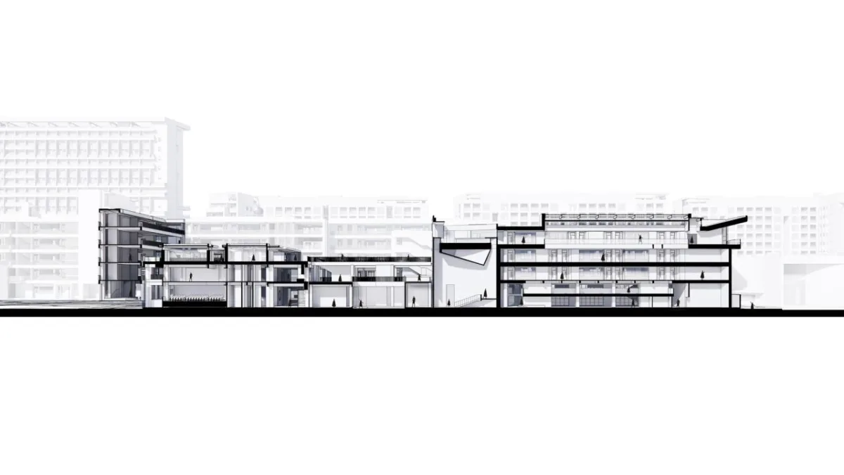 BIM建筑|江苏省靖江高级中学新校区 / 荣朝晖工作室